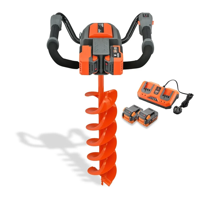 FUXTEC 40V Cordless Earth Auger FX-E2EB | 150mm | 2x 4Ah Batteries
