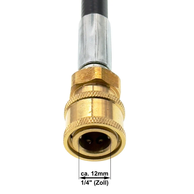 Schlauchverbinder Adapter für Wasserhahn 1/2" IG auf Schnellkupplung 1/4" Zoll