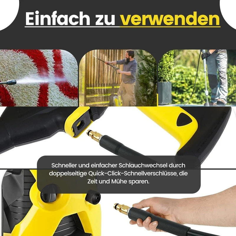 Hochdruckpistole Quick Connect für Kärcher 2.641-721.0 mit Düse und Verlängerung