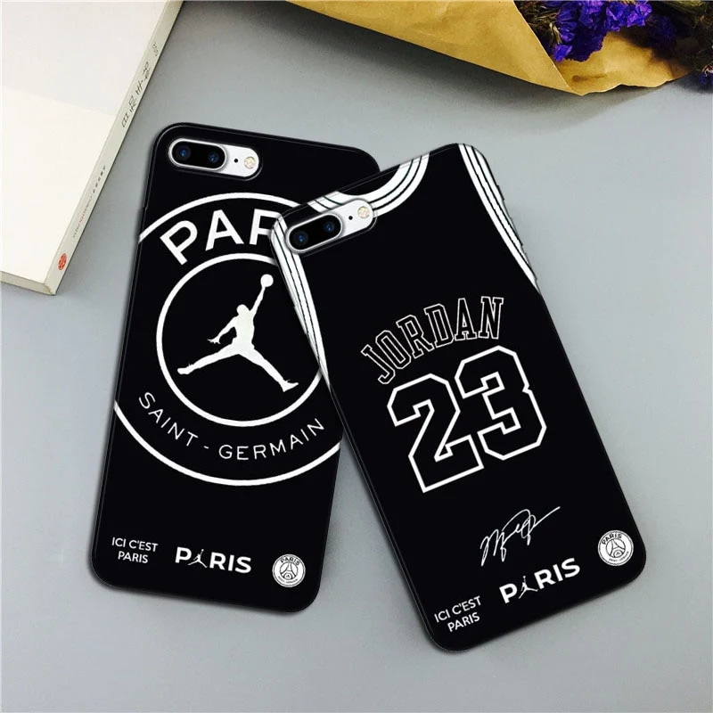 iphone 6s 7 7plus 8 8plus X XR XS Max Luxury Jersey Mbappe 7 phone coque