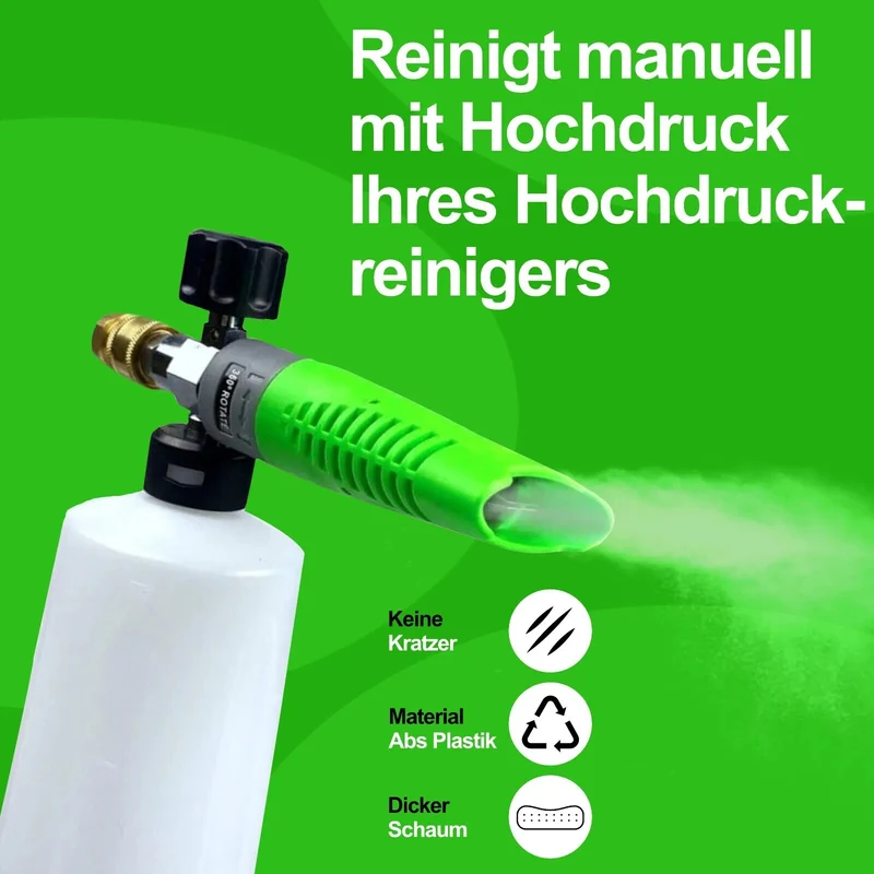 Schaumkanone Schaumlanze Injektor für Kärcher Nilfisk Lavor B&D Bosch Kränzle