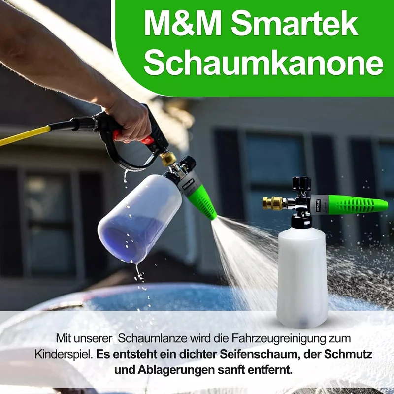 Schaumkanone Schaumlanze Injektor für Kärcher Nilfisk Lavor B&D Bosch Kränzle