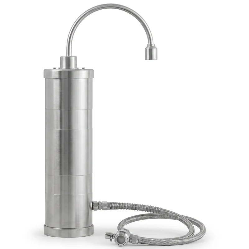 Alvito Auftisch Wasserfilter-System Inox A aus Edelstahl