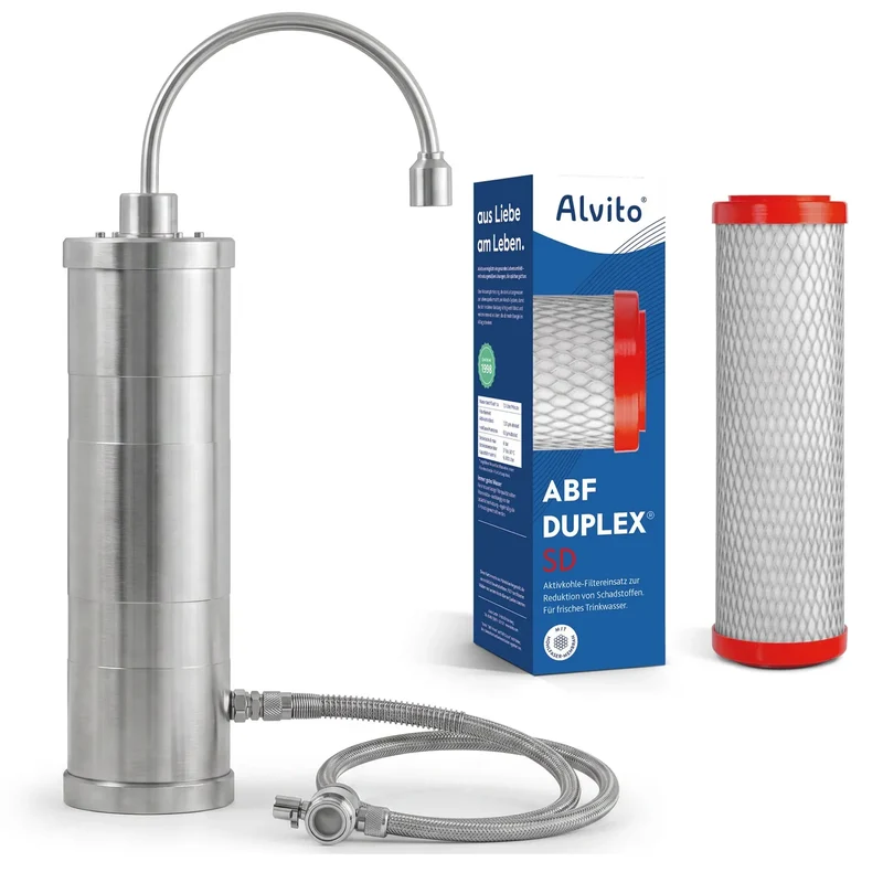 Alvito Auftisch Wasserfilter Inox