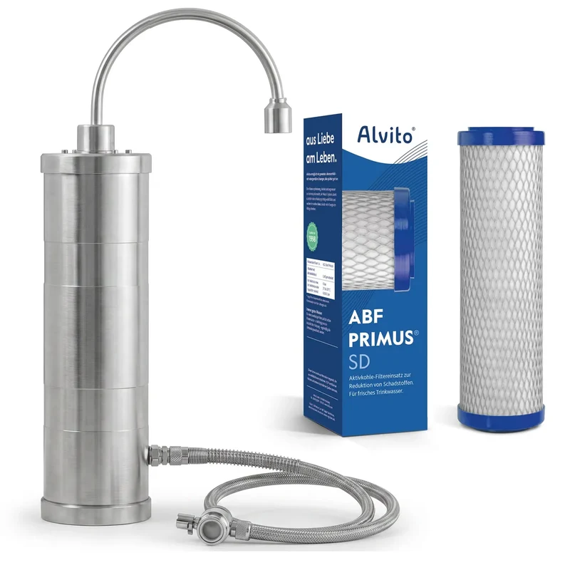 Alvito Auftisch Wasserfilter Inox