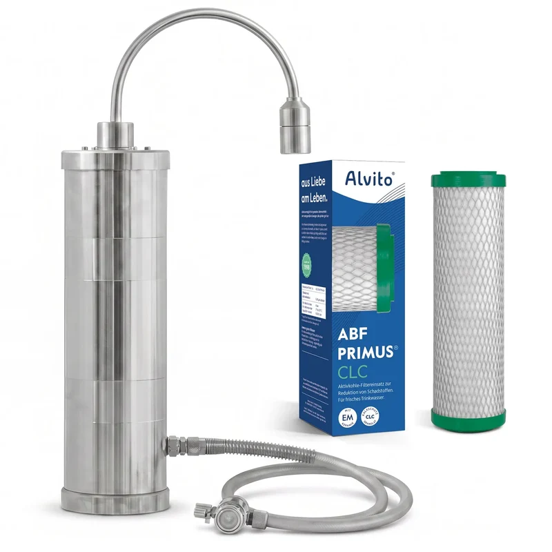 Alvito Auftisch Wasserfilter Inox