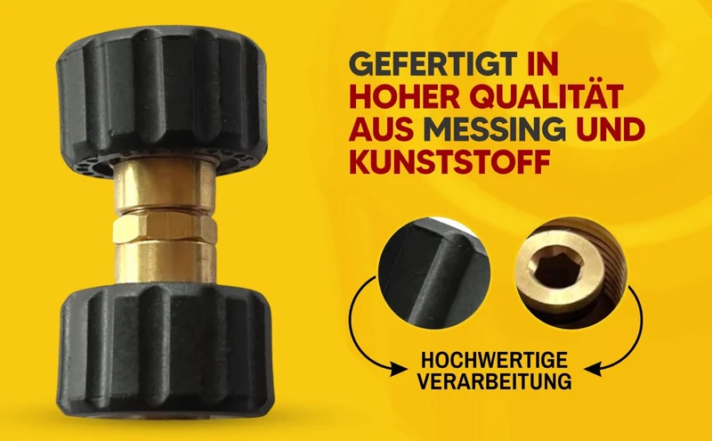 Schlauchverbinder M22 M22 IG für Kärcher K HDS HD & Kränzle Hochdruckreiniger