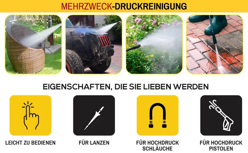 Schlauchverbinder M22 M22 IG für Kärcher K HDS HD & Kränzle Hochdruckreiniger