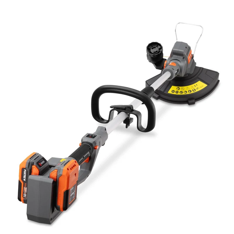 B-WARE Akku Rasentrimmer FX-E2RTSET inkl. 2x 2Ah Akkus und 1x Doppel-Ladegerät 2,4A
