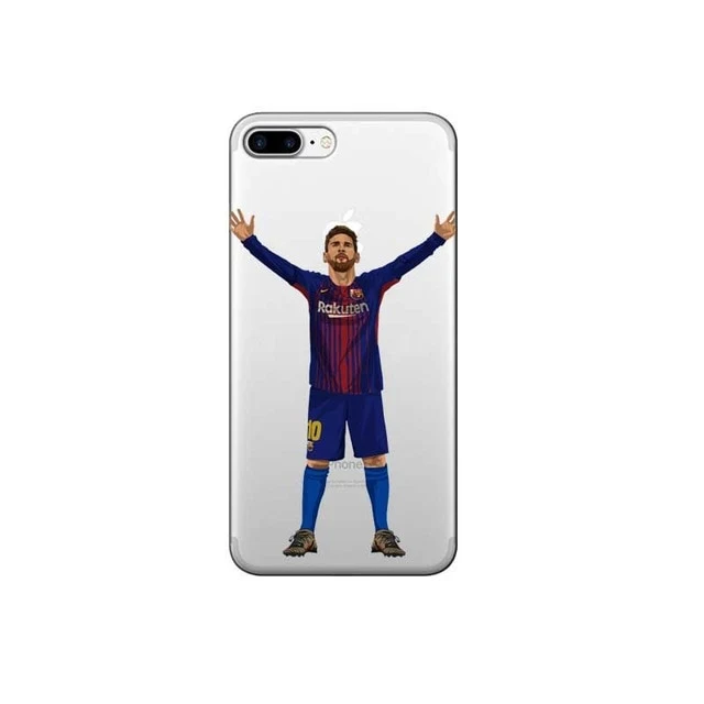 Soccer Star Ronaldo Neymar Salah Phone Cases Coque For iPhone X 5S SE 6 6S 7 8 Plus Soft silicone TPU