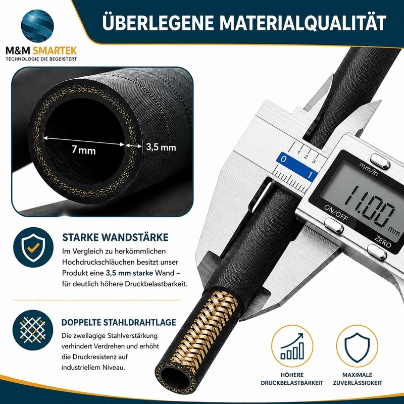 3 100m Hochdruckschlauch Verlängerung für Kärcher EasyLock HD 200bar + Adapter