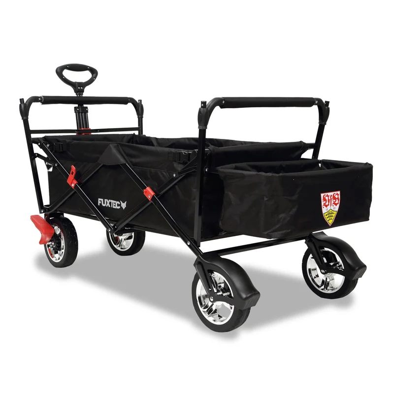 FUXTEC Bollerwagen FX-CT500 "VfB Stuttgart"-Edition mit Sonnendach