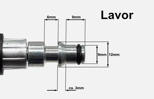 Hochdruck Schlauchverbinder für Lavor Parkside Bosch Kärcher Quick Connect M22