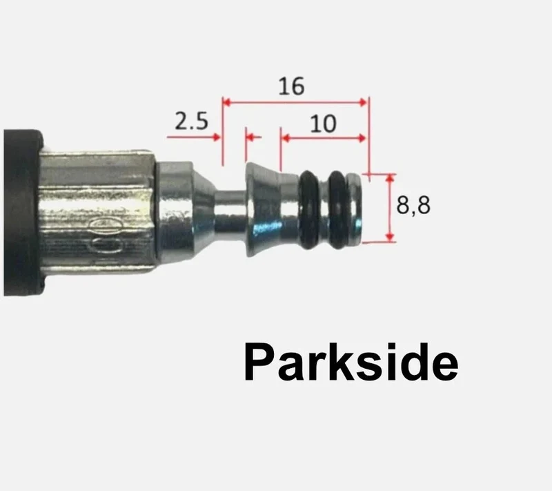 Hochdruck Schlauchverbinder für Lavor Parkside Bosch Kärcher Quick Connect M22