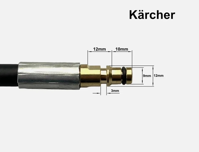 Hochdruck Schlauchverbinder für Lavor Parkside Bosch Kärcher Quick Connect M22