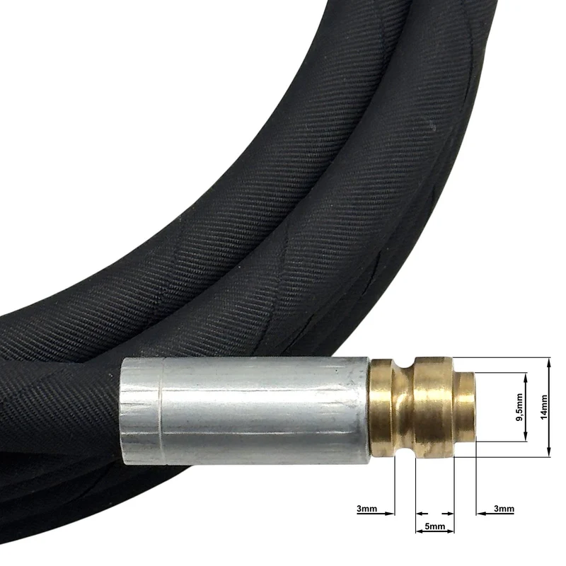5m Hochdruckschlauch für Nilfisk Dynamic P406 Elite X TRA 220bar Schlauchtrommel
