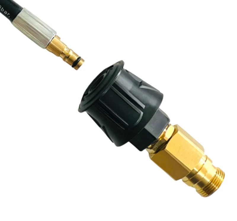 Schlauchadapter Schnellkupplung Kärcher Quick Click Connect auf TR22 AG Adapter