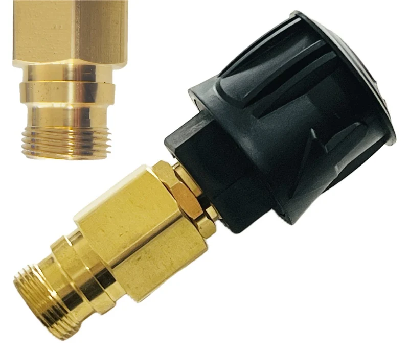 Schlauchadapter Schnellkupplung Kärcher Quick Click Connect auf TR22 AG Adapter