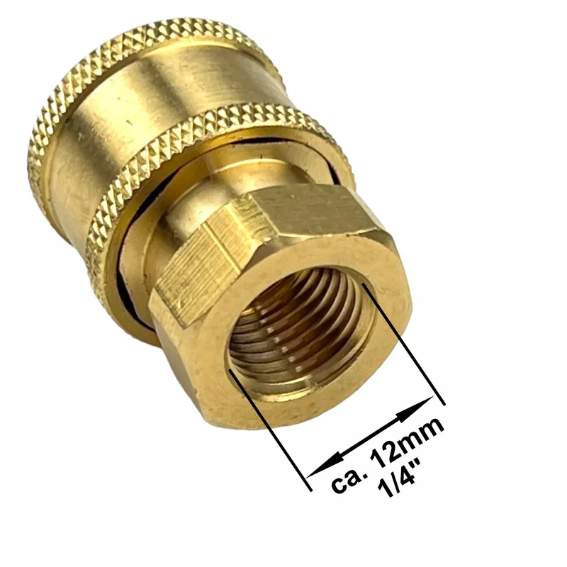 Hochdruckreiniger Schnellkupplung Schlauch Adapter M22 IG Gewinde Quick Connect