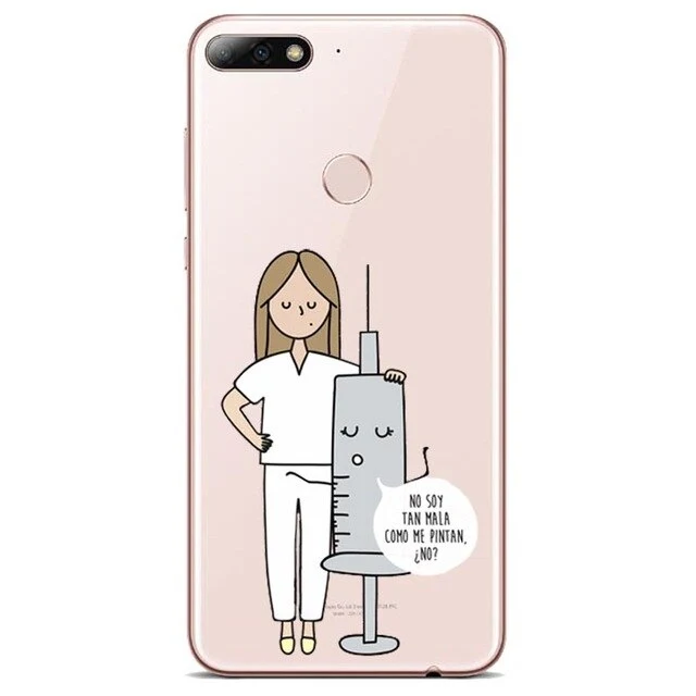 Nurse Phone Case For P8 LITE 2017 P9 P10 P20L P10 P20Plus