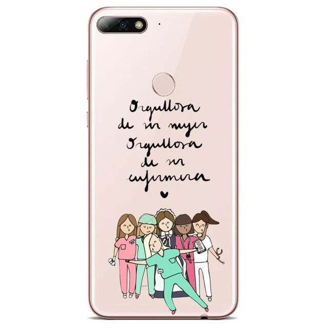 Nurse Phone Case For P8 LITE 2017 P9 P10 P20L P10 P20Plus