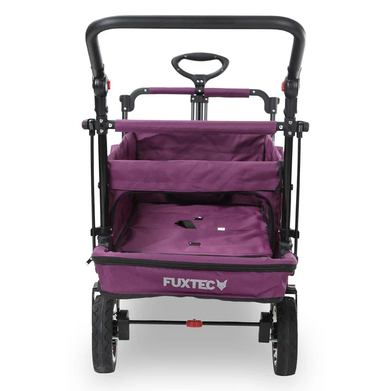 B-Ware FUXTEC Bollerwagen FX-CT800 mit UV-geschütztem Sonnendach,Schiebegriff & Innenraumverlängerung