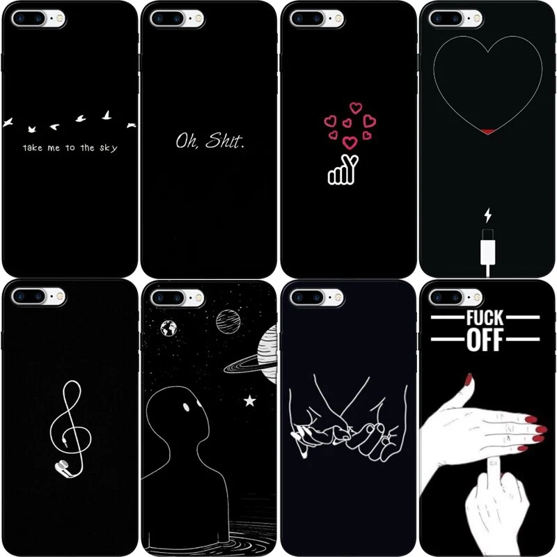 iPhone 5 S SE X Phone Case For iPhone 6s 6 7 8 Plus XS Max XR Coque Frosted Fundas