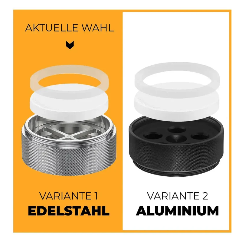 Alb Filter Protect Vorfilter aus Edelstahl mit Inspektionsdeckel
