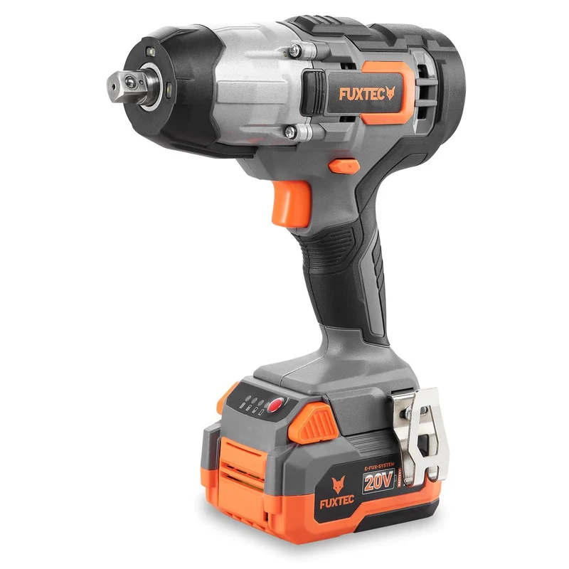 B-WARE FUXTEC 20V Akku Schlagschrauber FX-E1IW20 SET mit 1 x Akku 4Ah, 1 x Ladegerät 1A