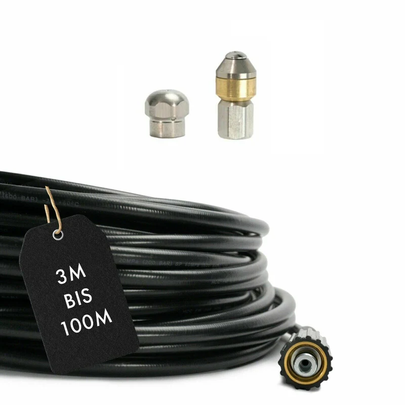 Rohrreinigungsschlauch für Kärcher Kanalratte Abfluss Abflussreiniger 1/8" M22