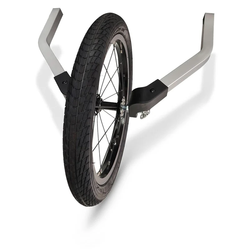 FUXTEC Fahrradanhänger/Jogger Einsitzer FX-FA1S-SET mit Jogger-Rad