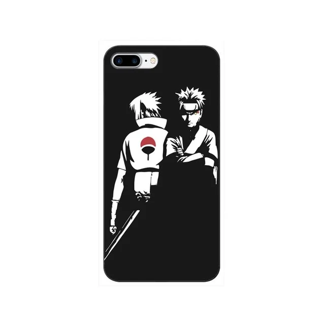 Apple iphone 7 8 X XR XS MAX black silicone cover cartoon Kakashi 6 6s 7 8 plus soft shell Sasuke