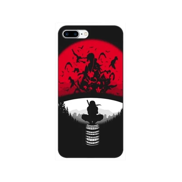 Apple iphone 7 8 X XR XS MAX black silicone cover cartoon Kakashi 6 6s 7 8 plus soft shell Sasuke