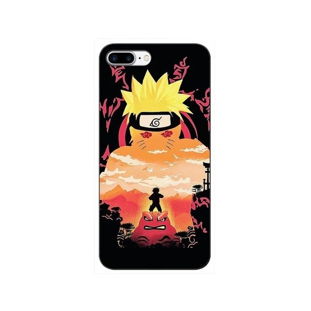 Apple iphone 7 8 X XR XS MAX black silicone cover cartoon Kakashi 6 6s 7 8 plus soft shell Sasuke