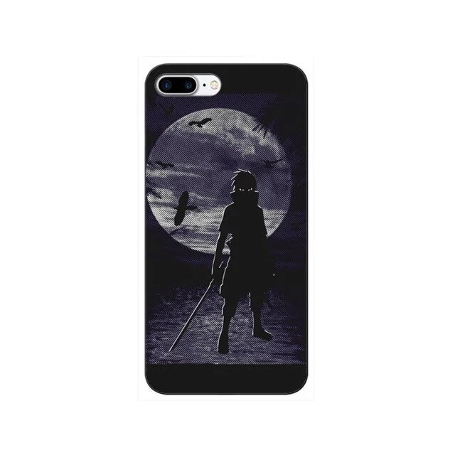 Apple iphone 7 8 X XR XS MAX black silicone cover cartoon Kakashi 6 6s 7 8 plus soft shell Sasuke