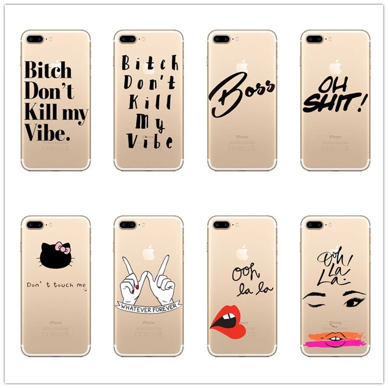 iPhone 6 XR XS MAX 6 Plus 5 SE 7 7 Plus Transparent hard plastic Phone hello kitty shell