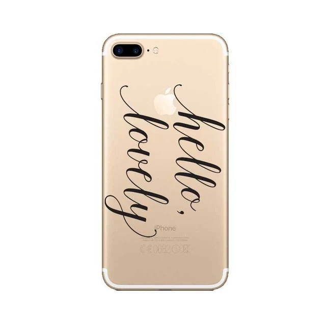 iPhone 6 XR XS MAX 6 Plus 5 SE 7 7 Plus Transparent hard plastic Phone hello kitty shell