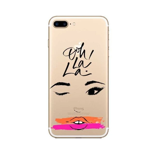 iPhone 6 XR XS MAX 6 Plus 5 SE 7 7 Plus Transparent hard plastic Phone hello kitty shell