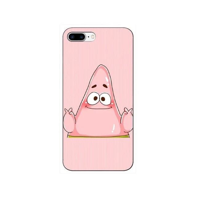 iPhone 7 8 6 6s Plus XR XS Max back cover SpongeBob Patrick Star Phone case capa fundas