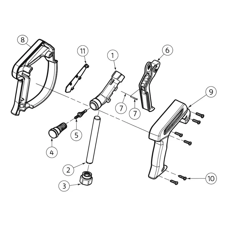 Hochdruck Pistole für WAP NILFISK ALTO 3/8" IG HD HDS ST 2300 LTF max 310 bar