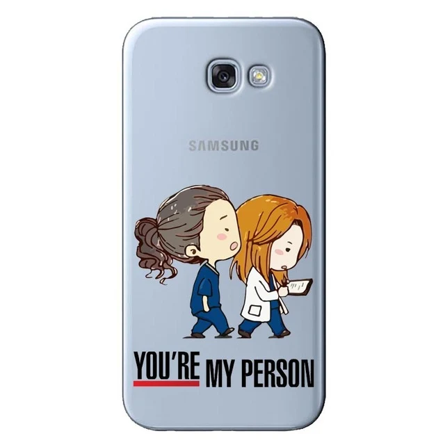 You're My Person Greys Anatomy Coque soft Silicone Phone Case Cover For Samsung Galaxy A6 A7 A8 2018 PLUS J6 J8 2018
