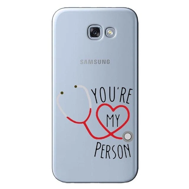 You're My Person Greys Anatomy Coque soft Silicone Phone Case Cover For Samsung Galaxy A6 A7 A8 2018 PLUS J6 J8 2018