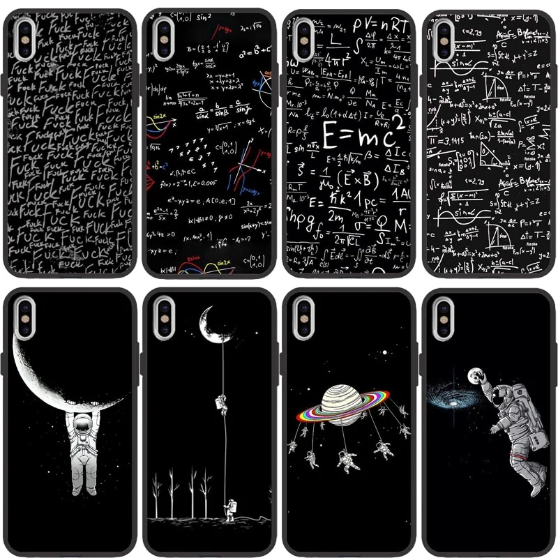 iphone 7 8 X SE Case For iphone 6 7plus XR XS Max Planet Star hard pc Back Cover