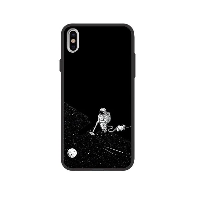 iphone 7 8 X SE Case For iphone 6 7plus XR XS Max Planet Star hard pc Back Cover