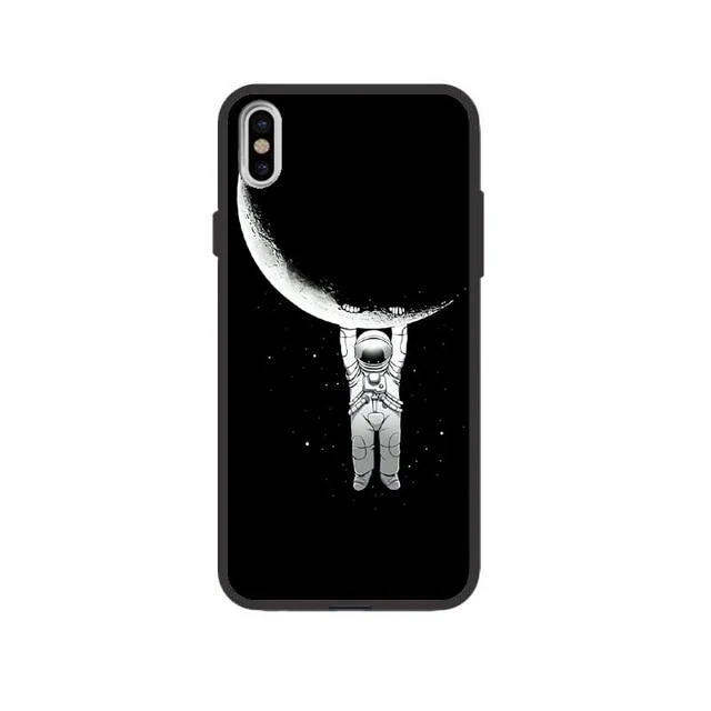 iphone 7 8 X SE Case For iphone 6 7plus XR XS Max Planet Star hard pc Back Cover