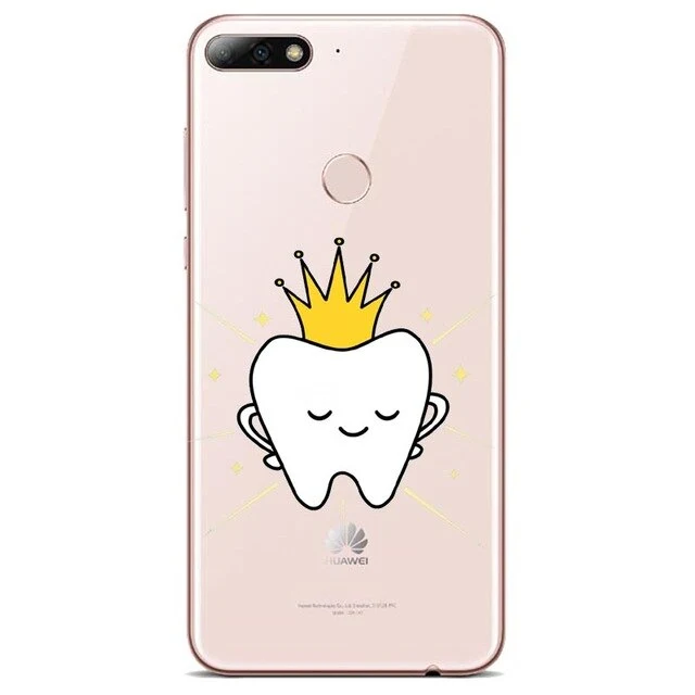Tooth Cases Cover For Huawei P8 P9 P10 P20L P10 P20Plus