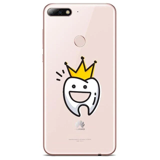 Tooth Cases Cover For Huawei P8 P9 P10 P20L P10 P20Plus