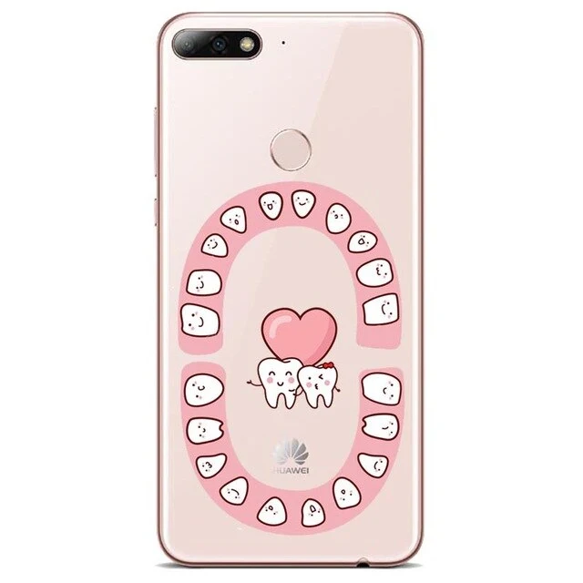 Tooth Cases Cover For Huawei P8 P9 P10 P20L P10 P20Plus