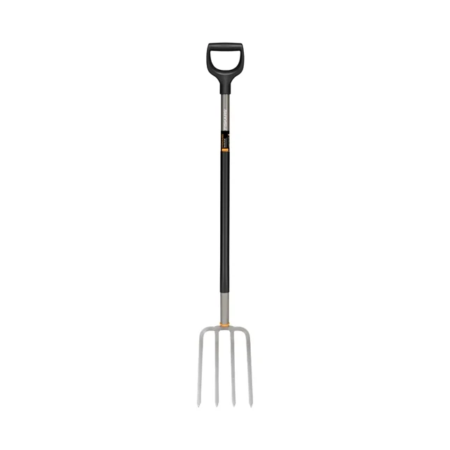 Fiskars Ergonomic Spatengabel, grau