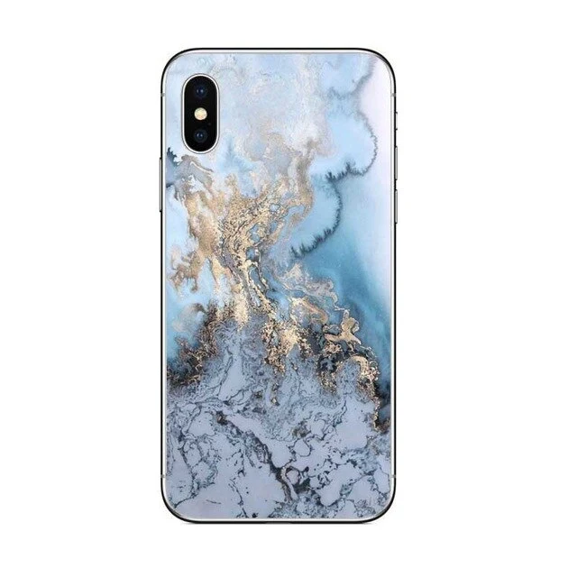 Colorful Grid Case For iPhone X 8Plus 6 6S 5S 5 SE hard plastic Case Mermaid Girly Cover Cases For iPhone 7 XR XS MAX 6Plus